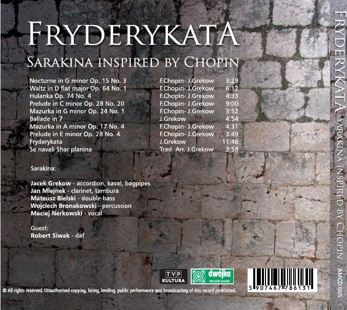 CD Fryderykata - Chopin, TVP Kultura, Polskie Radio Dwojka